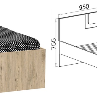 łóżko 90x200 jednoosbowe Apetito 12 dla dzieci młodzieży 90