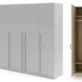 zestaw nowoczesny Braga Z8M szafa wysoka z nadstawką komoda