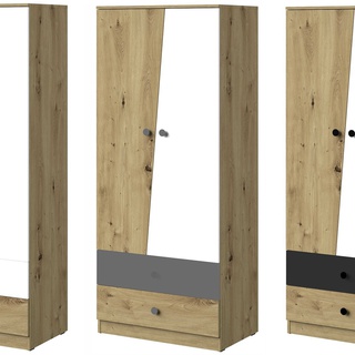 zestaw mebli młodzieżowych dzieci Nero 6 biurko łóżko szafa regał mat