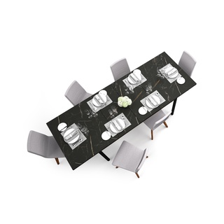 stół 160 200 240 rozkładany rozsuwany Prestigo 14 loft metalowe nogi
