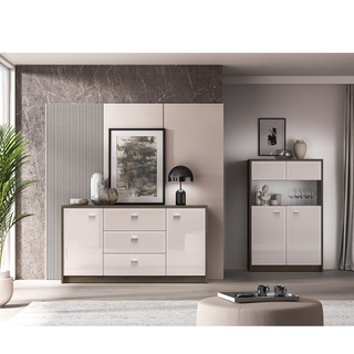 komoda 160 duża elegancka Avante 04 szafka szeroka szuflady półki