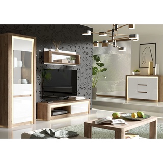 zestaw mebli pokojowych Livinio 1 witryna szafka rtv komoda ława