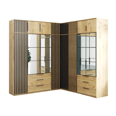 Zestaw 250 - 250 narożny duży wysoki SORENTO D z nadstawką lamelami