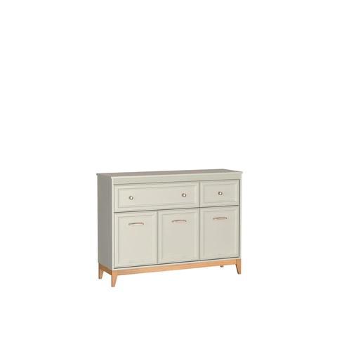 Komoda 135 ,5 elegancka stylowa WINDSOR 01 na nóżkach szuflady półki