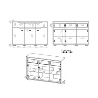 Komoda Shelve 08