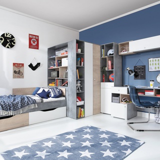 biurko 125 nowoczesne Sigma 10 młodzieżowe do nauki dzieci ucznia