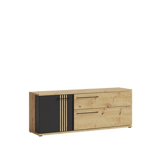 szafka 150 rtv z szufladami lamelami Molto B 04 artisan loft stolik pod tv do pokoju salonu