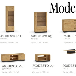 komoda 138 z szufladami Modesto 05 szafka do pokoju salonu sypialni