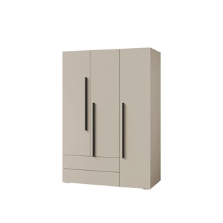 szafa 135 trzydrzwiowa Lorin 01 z szufladami półkami drążkiem do pokoju