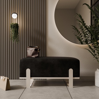 ławka 80 nowoczesna Mona eleganckie siedzisko do pokoju korytarza