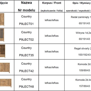 Łóżko Country 160/180