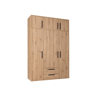 szafa 150 wysoka duża z nadstawką ARTI 01NB półki szuflady drążki