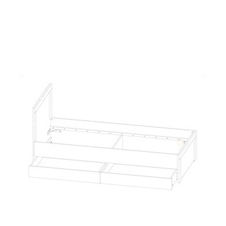 Łóżko z szufladami Alaska AAL-1 90x200