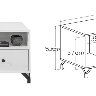 zestaw meblościanka na nóżkach Bergen A witryna szafka rtv komoda