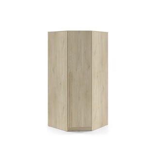 szafa 95 narożna ubraniowa Braga 04 z półkami drążkami rogowa