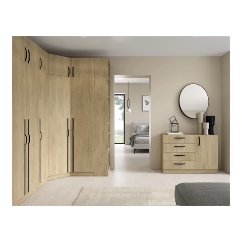Zestaw narożna garderoba BRAGA Z3M szafa duża narożna do sypialni