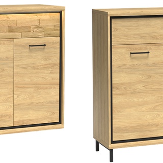 komoda 177 ,2 z szufladami półkami Mediolan 08 duża szeroka szafka