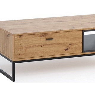 ława 120 z szufladą nowoczesna loft Olier 05 stolik kawowy na nóżkach
