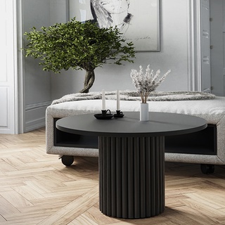 stolik 62 okrągły kawowy Lamelo nowoczesna mała ława mix kolory