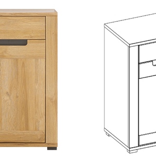 zestaw mebli York 3 szafa z lustrem łóżko komoda komplet do sypialni