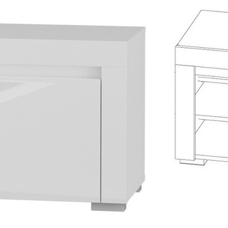 szafka 106 rtv mała Alaska AATV-2 pod telewizor stolik do pokoju salonu