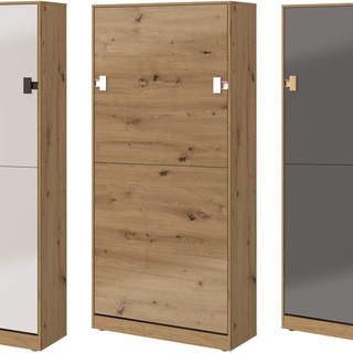 łóżko 90x200 w szafie zamykane Index 19 składane półkotapczan pion
