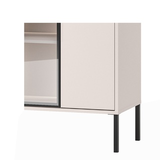 witryna 92 dwudrzwiowa Barnee 01 szafka komoda wysoka przeszklona