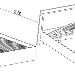 łóżko 140x200 z pojemnikiem Smart SR6 małe 140 sypialniane podwójne