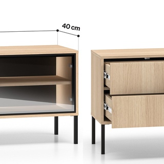 szafka 160 telewizyjna rtv Barnee 04 stolik pod tv szeroki nowoczesny