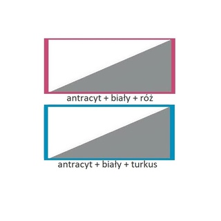zestaw Apetito Bis 3 z biurkiem dla dzieci biały szary róż turkus do pokoju