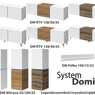 Półka wisząca Domino DM