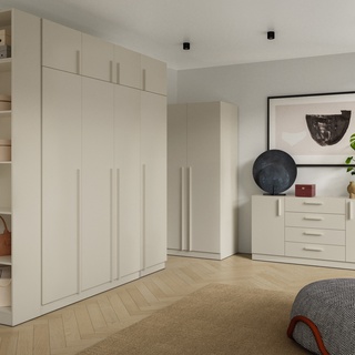 szafa 50 regał wysoki Braga 05M zamykany z półkami drążkiem słupek