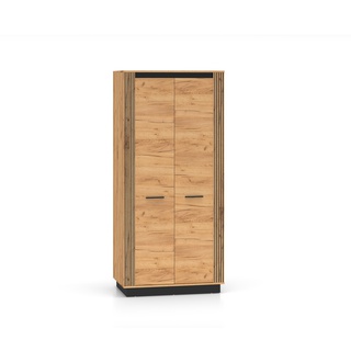 szafa 92 dwudrzwiowa Urso 03 ubraniowa loft lamele do pokoju