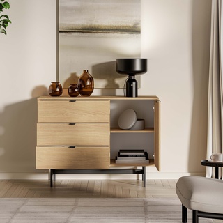 komoda 115 mała nowoczesna Reynos 04 szafka na nóżkach do pokoju