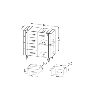 Komoda Lofter LO6