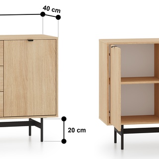 zestaw mebli nowoczesnych Reynos 1 meblościanka komplet do salonu