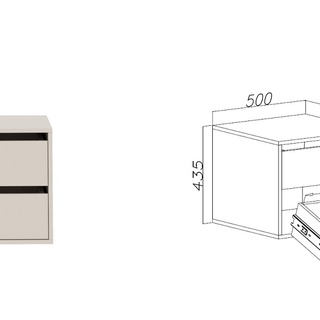 szafa 310 korpus Tres Z otwarta garderoba półki szuflady drążki kaszmir