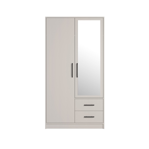 Szafa 100 dwudrzwiowa z lustrem SMART SRL3  do przedpokoju korytarza