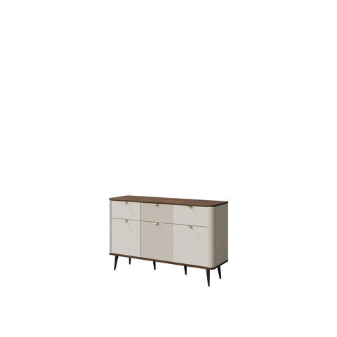 Komoda 130 szuflady półki MARLY 10 szafka elegancka do pokoju sypialni