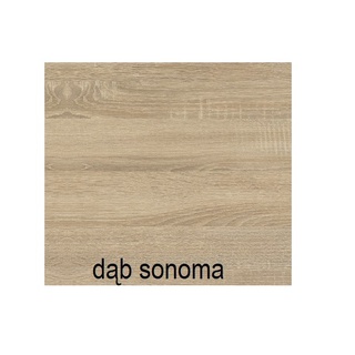 łóżko 140x200 sypialniane małe Smart SR6 140 z pojemnikiem sonoma