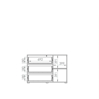 Komoda 120 Caro 24 sonoma