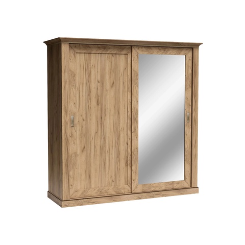 Szafa 211 przesuwna z lustrem ANTICA 211 z szufladami półkami drążkiem