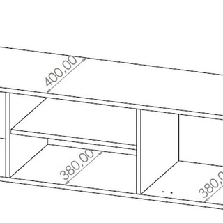 szafka 150 rtv telewizyna Maxione 09 stolik pod tv loft dąb czarna