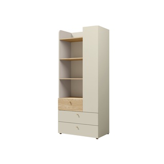 regał 80 z szufladmi półkami drzwiami Yuki 03 duży słupek zamykany