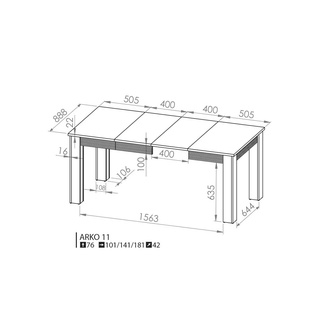 Stół rozkładany Arko 1101