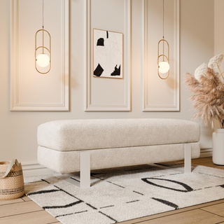 ławka 80 siedzisko Nova eleganckie tapicerowane do przedpokoju