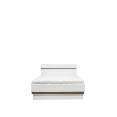 Łóżko 140X200 z pojemnikiem LIONEL 12 / 140 małe sypialniane białe