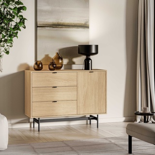 komoda 115 mała nowoczesna Reynos 04 szafka na nóżkach do pokoju