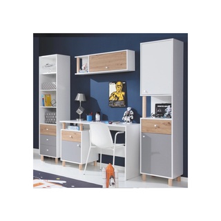 zestaw młodzieżowy dziecięcy ucznia Faro H biurko regał komplet do nauki