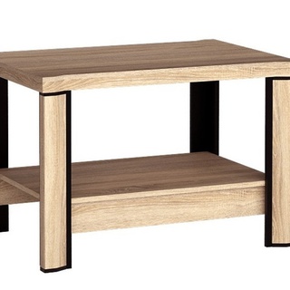 ława 90 kawowa z półką Dallas 14 stolik kawowy do salonu poczekalni